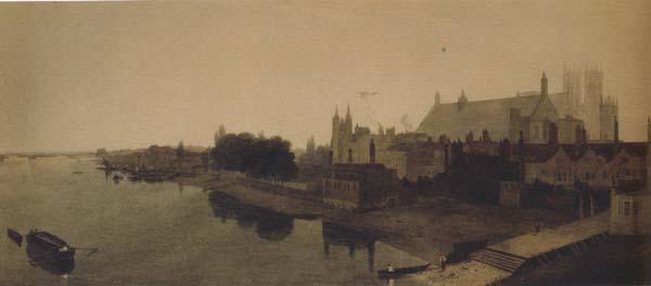Peter Dewint A View of Westminster Hall,Abbey c.from the bridge (mk47) France oil painting art